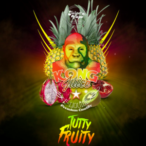 Eliquide Tutty Fruity issu de la gamme Kong Juice par Juice N Vape.