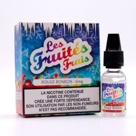 E-liquide Rouge Bonbon issu de la gamme Les Fruités Frais par Green Vapes.