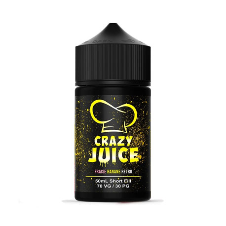 Crazy Juice e-liquide fraise banane retro mukk mukk
