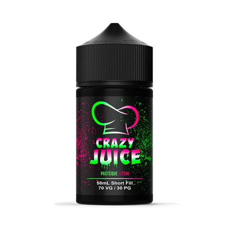 Crazy Juice e-liquide pasteque litchi mukk mukk