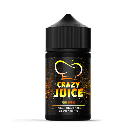 Crazy Juice e-liquide poire mango mukk mukk