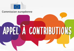 Commission Européenne, appel à contributions