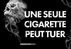 Une seule cigarette peut tuer