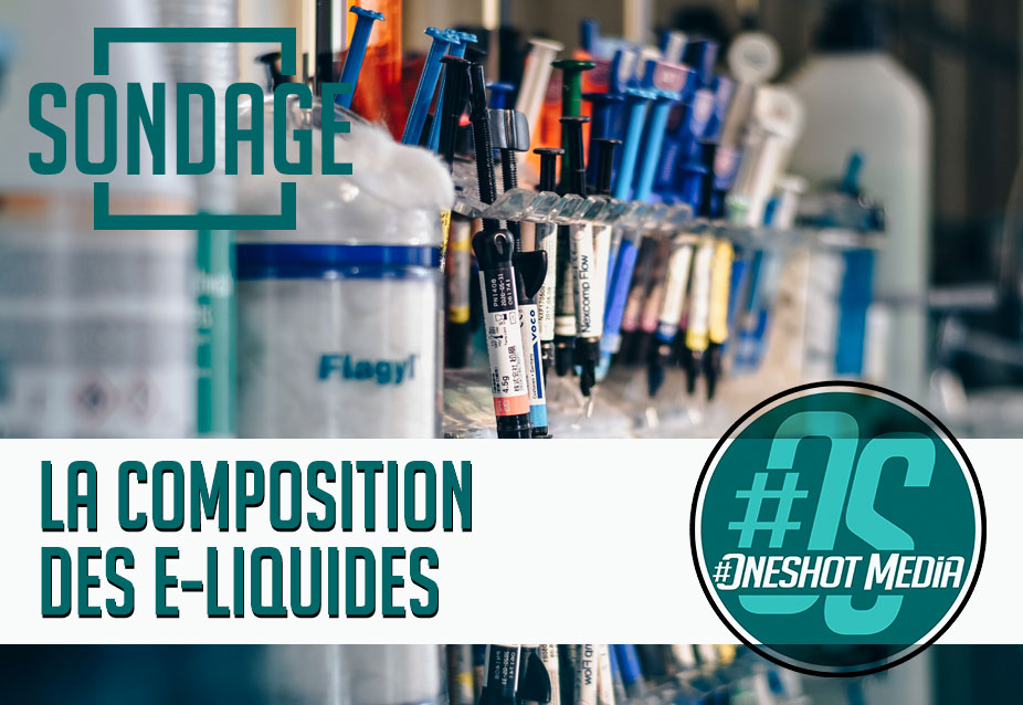 sondage composition e-liquides