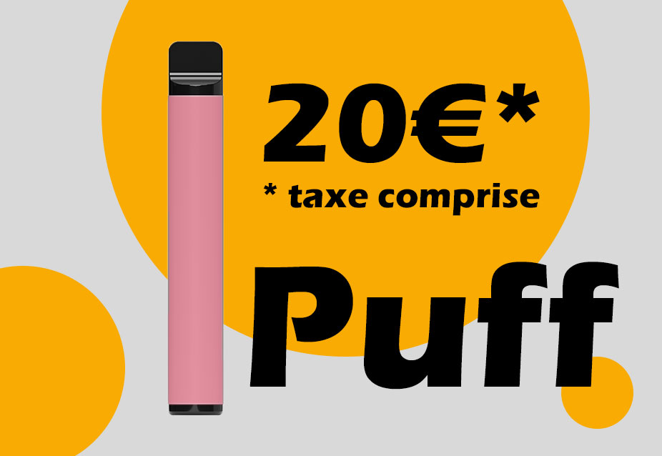 Puff à 20 €, la taxe adoptée