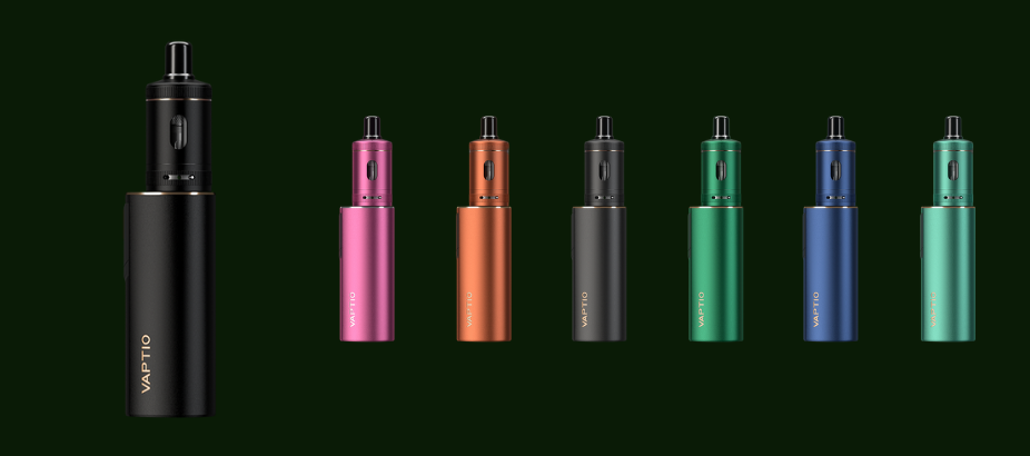 Les 7 coloris disponibles pour l'achat d'un kit Cosmo 2 Plus par Vaptio